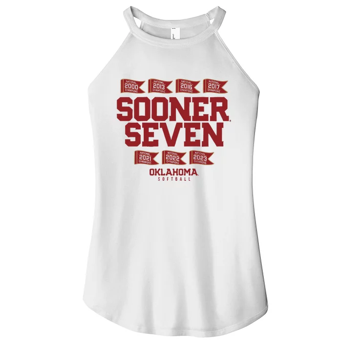 Oklahoma Softball Sooner Seven Women’s Perfect Tri Rocker Tank