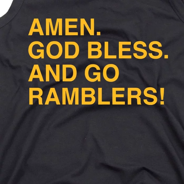 Obvious Store Sister Jeans Prayer Amen God Bless And Go Ramblers Tank Top