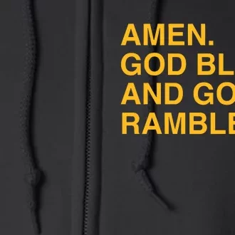 Obvious Store Sister Jeans Prayer Amen God Bless And Go Ramblers Full Zip Hoodie