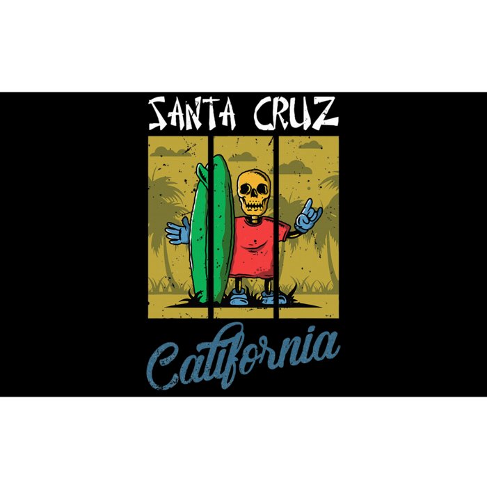 Old School Skater Santa Cruz California Skateboard Bumper Sticker