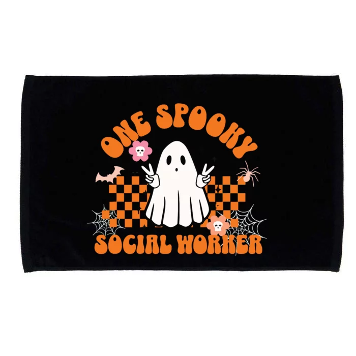 One Spooky Social Worker For Halloween For Advocate Microfiber Hand Towel