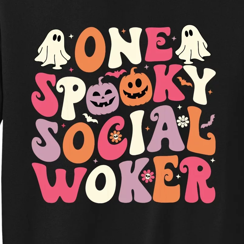 One Spooky Social Worker Halloween Social Worker Sweatshirt