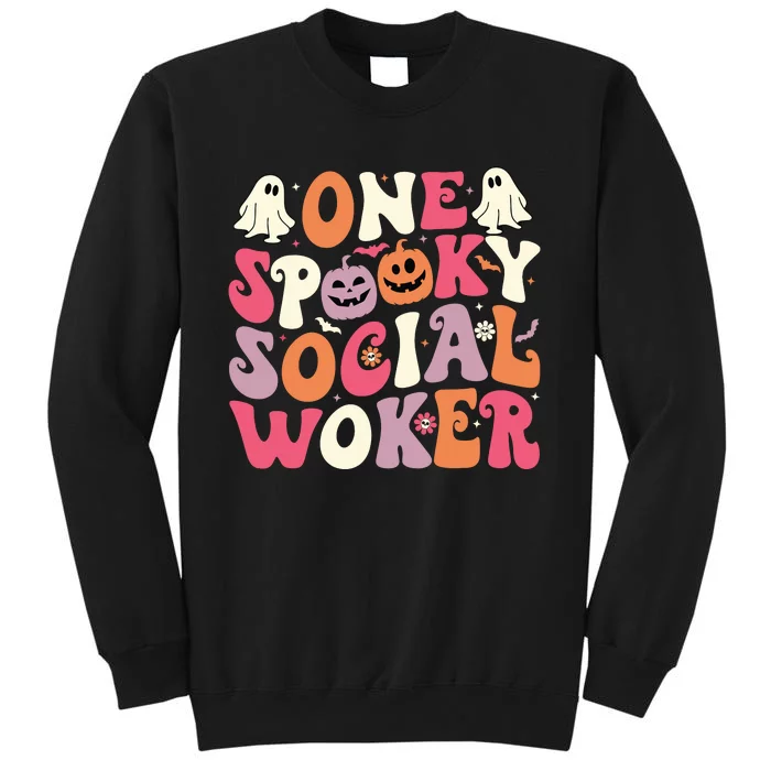 One Spooky Social Worker Halloween Social Worker Sweatshirt