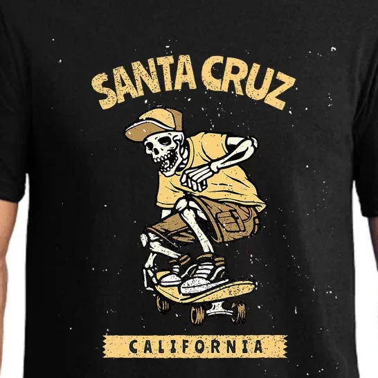 Old School Skater Santa Cruz California Pajama Set