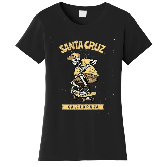 Old School Skater Santa Cruz California Women's T-Shirt