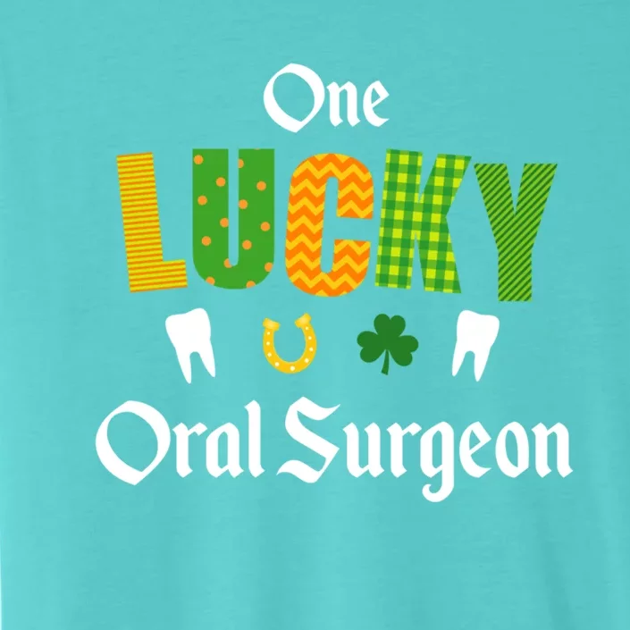 Oral Surgeon St Patrick's Day Irish Shamrock Dentist Doctor Gift ChromaSoft Performance T-Shirt