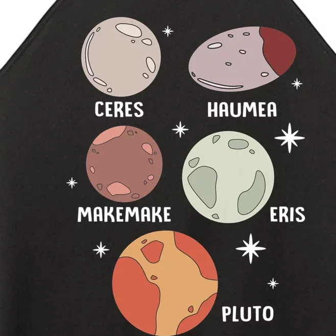 Outer Space Solar System Dwarf Planet For Kids Women’s Perfect Tri Rocker Tank