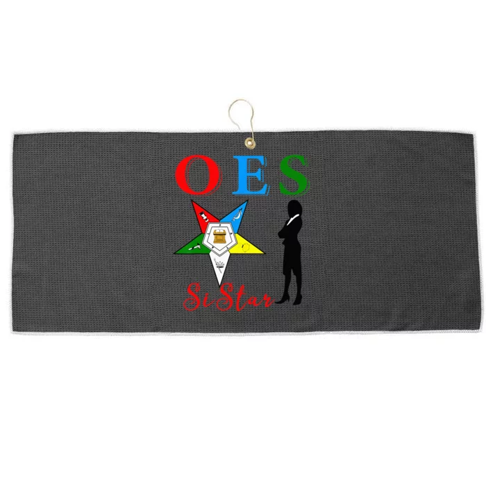 OES Sistar Sister Order of the Eastern Star Parents' Day Large Microfiber Waffle Golf Towel