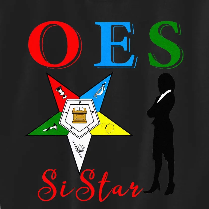 OES Sistar Sister Order of the Eastern Star Parents' Day Kids Sweatshirt