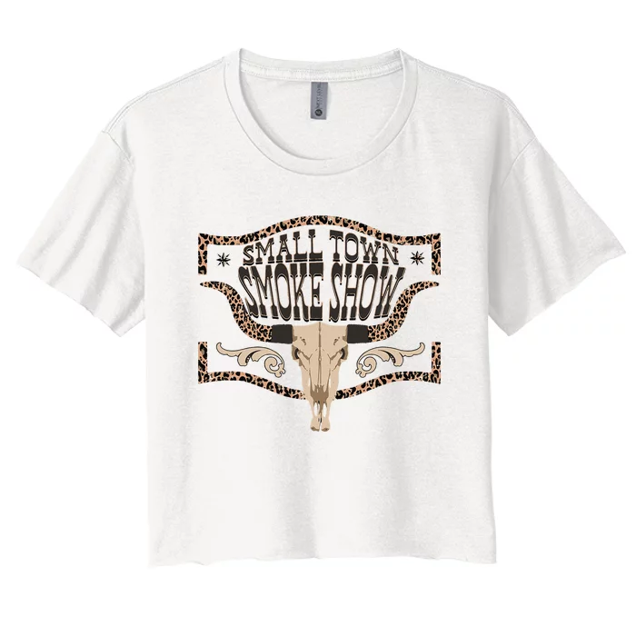 Oklahoma Smokeshow Small Town Smoke Show Women's Crop Top Tee