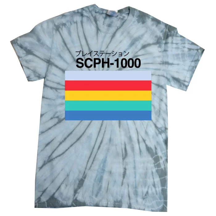 Obsolete Sony Scph 1000 Tie-Dye T-Shirt