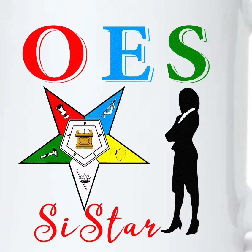 OES Sistar Sister Order Of The Eastern Star Parents Day Black Color Changing Mug