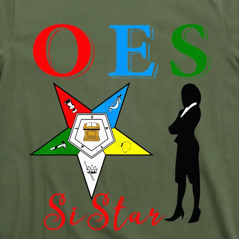 OES Sistar Sister Order Of The Eastern Star Parents Day T-Shirt