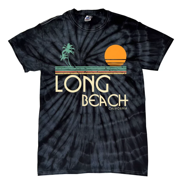 Oc Surf Style Vintage Long Beach California Tie-Dye T-Shirt