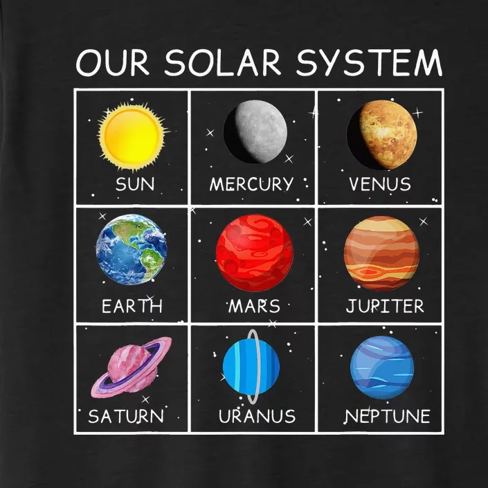 Our Solar System Planets Space Science ChromaSoft Performance T-Shirt