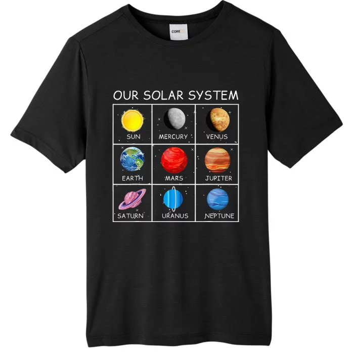 Our Solar System Planets Space Science ChromaSoft Performance T-Shirt