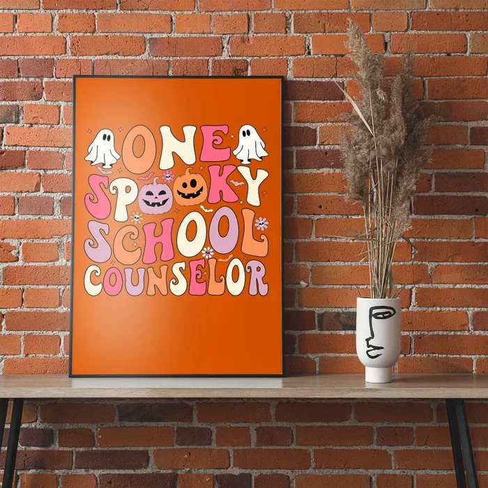 One Spooky School Counselor Halloween Teacher Counseling Poster