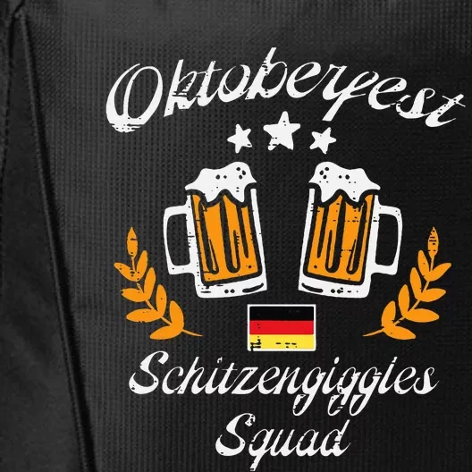 Oktoberfest Schitzengiggle Squad Bavarian Festival City Backpack