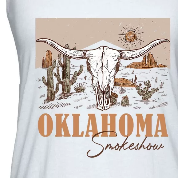 Oklahoma Smoke Show | Oklahoma Smokeshow Western Country Ladies Essential Flowy Tank