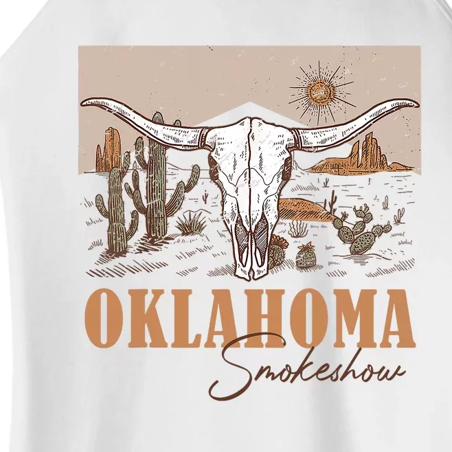 Oklahoma Smoke Show | Oklahoma Smokeshow Western Country Women’s Perfect Tri Rocker Tank