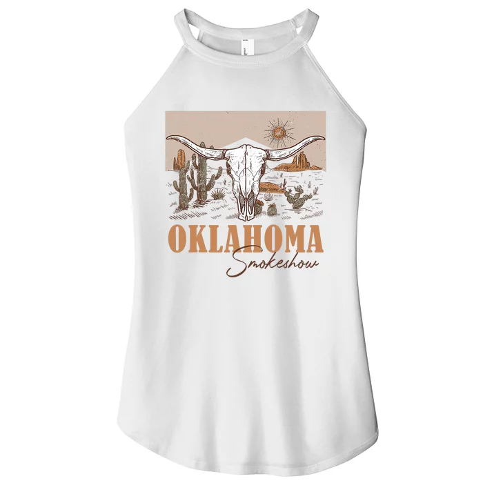 Oklahoma Smoke Show | Oklahoma Smokeshow Western Country Women’s Perfect Tri Rocker Tank