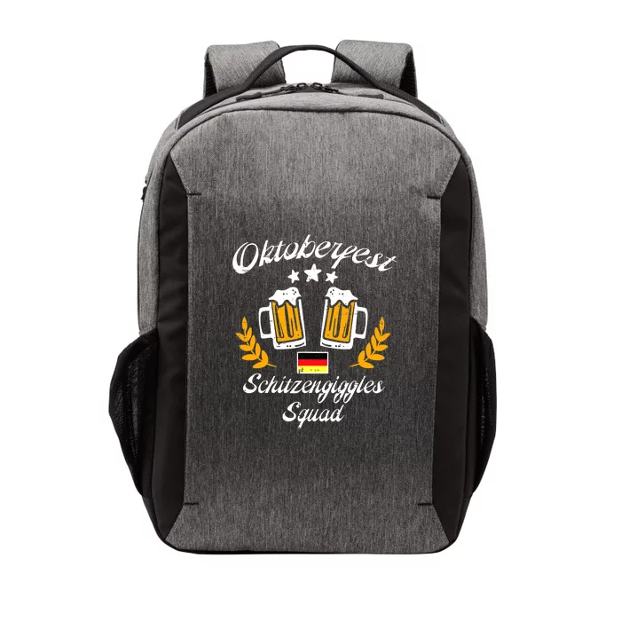 Oktoberfest Schitzengiggle Squad Bavarian Festival Vector Backpack