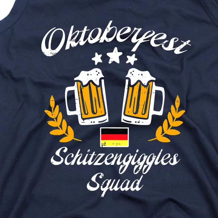 Oktoberfest Schitzengiggle Squad Bavarian Festival Tank Top