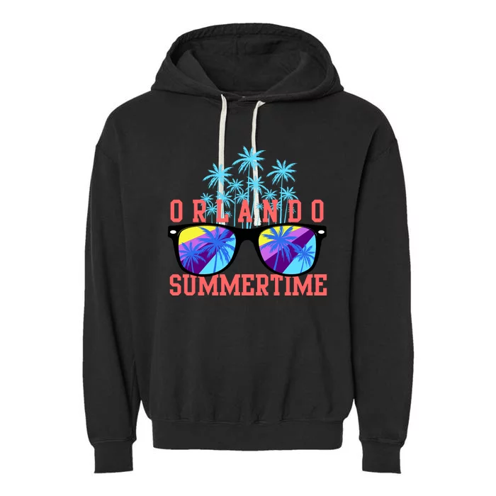 Orlando Summertime Shades Icon Garment-Dyed Fleece Hoodie