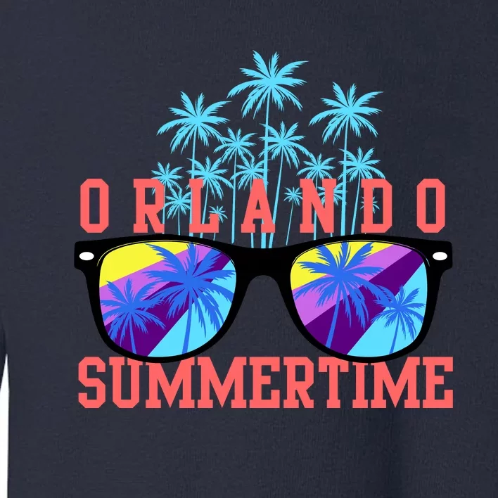 Orlando Summertime Shades Icon Toddler Sweatshirt