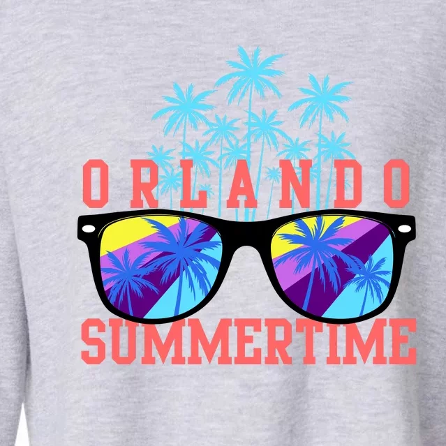 Orlando Summertime Shades Icon Cropped Pullover Crew