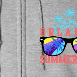 Orlando Summertime Shades Icon Full Zip Hoodie