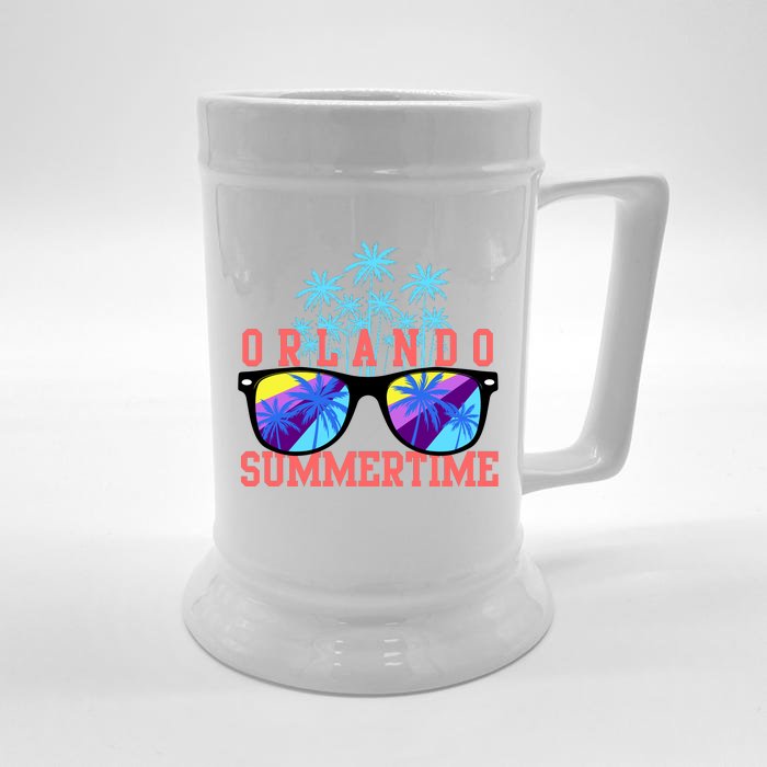 Orlando Summertime Shades Icon Front & Back Beer Stein