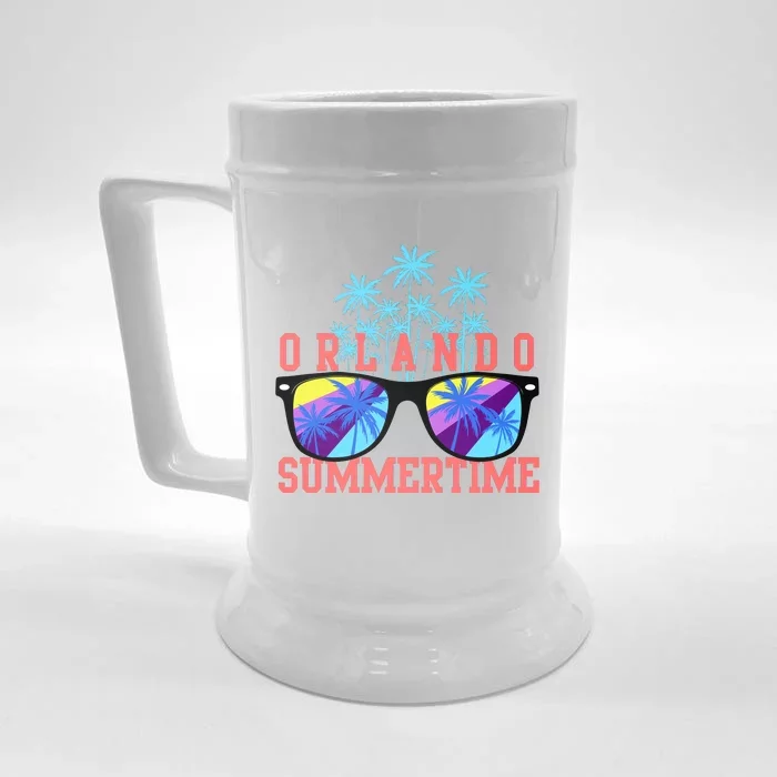 Orlando Summertime Shades Icon Front & Back Beer Stein