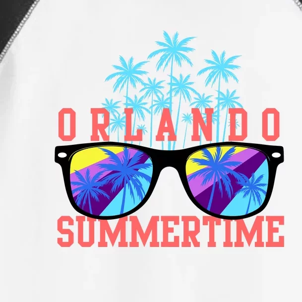 Orlando Summertime Shades Icon Toddler Fine Jersey T-Shirt