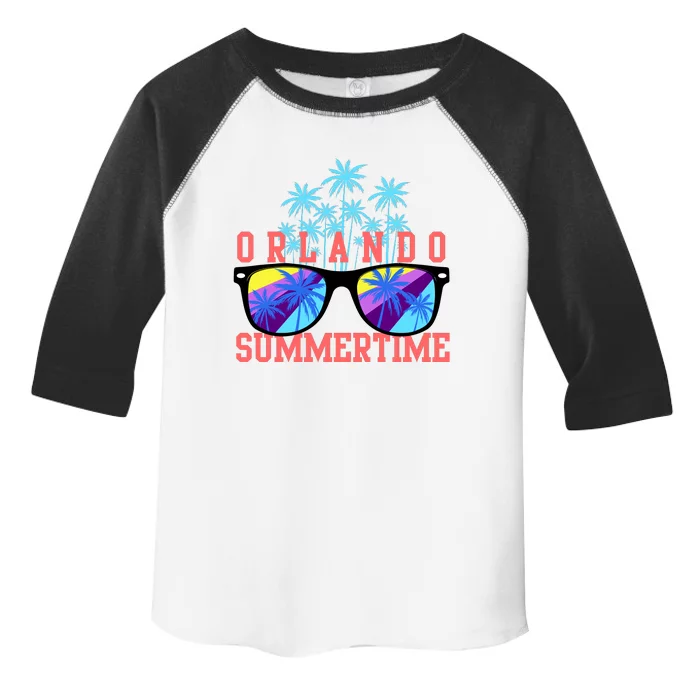 Orlando Summertime Shades Icon Toddler Fine Jersey T-Shirt