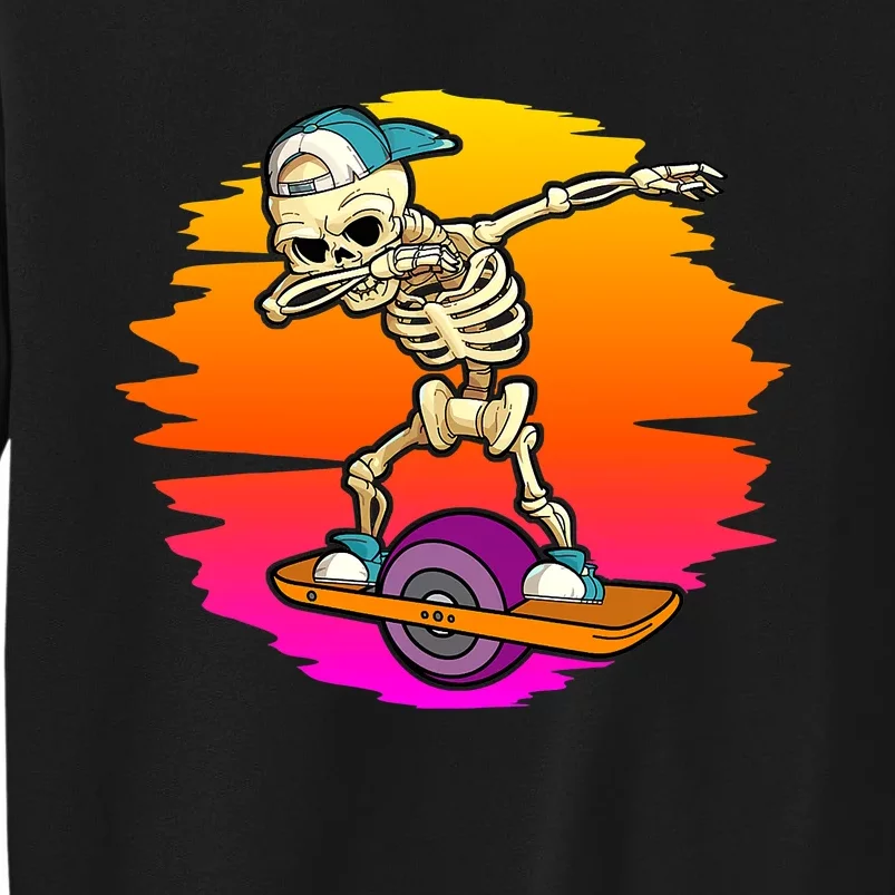 onewheel Skeleton Skateboard Dabbing Skate Skeleton float Sweatshirt