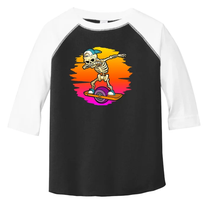 onewheel Skeleton Skateboard Dabbing Skate Skeleton float Toddler Fine Jersey T-Shirt