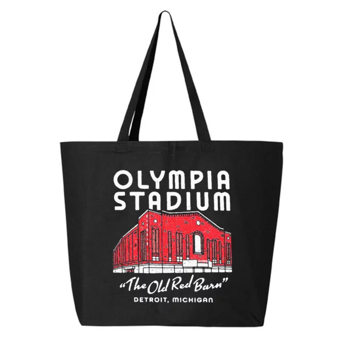 Olympia Stadium The Old Red Burn Detroit Michigan 25L Jumbo Tote