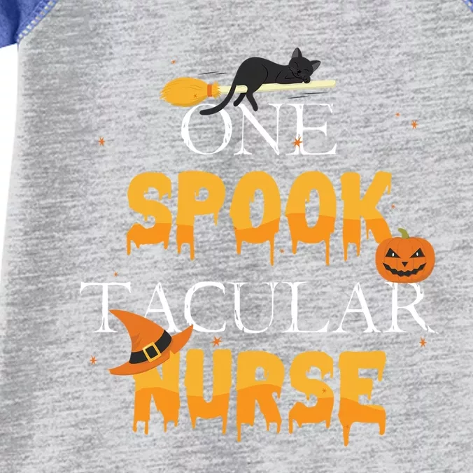 One Spook Tacular Nurse Spooky Halloween Holiday Gift Infant Baby Jersey Bodysuit