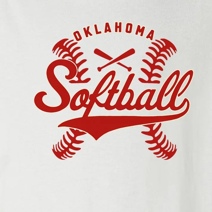 Oklahoma Softball Team Retro Softball Fan Toddler Long Sleeve Shirt