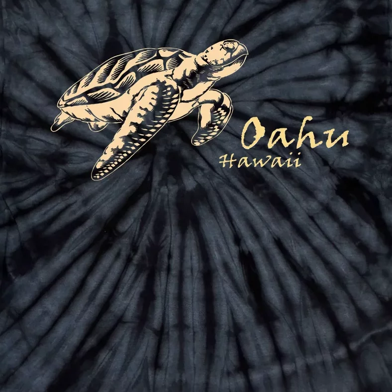 Oahu Sea Turtle Hawaii Aloha Waikiki Beach Sun Souvenir Gift Tie-Dye T-Shirt