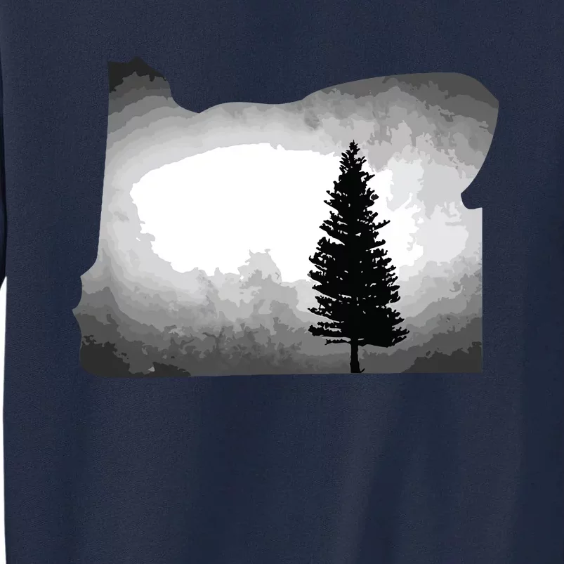 Oregon State Tree Pacific Northwest Tall Sweatshirt