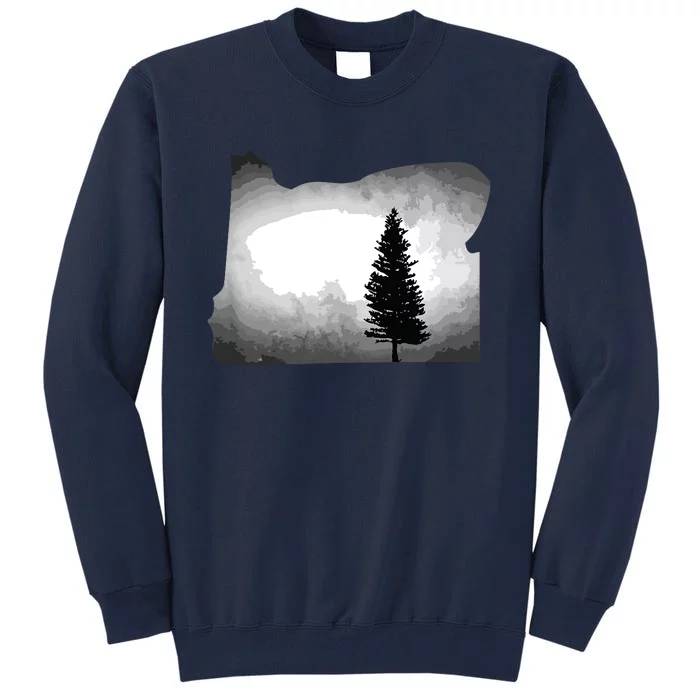 Oregon State Tree Pacific Northwest Tall Sweatshirt