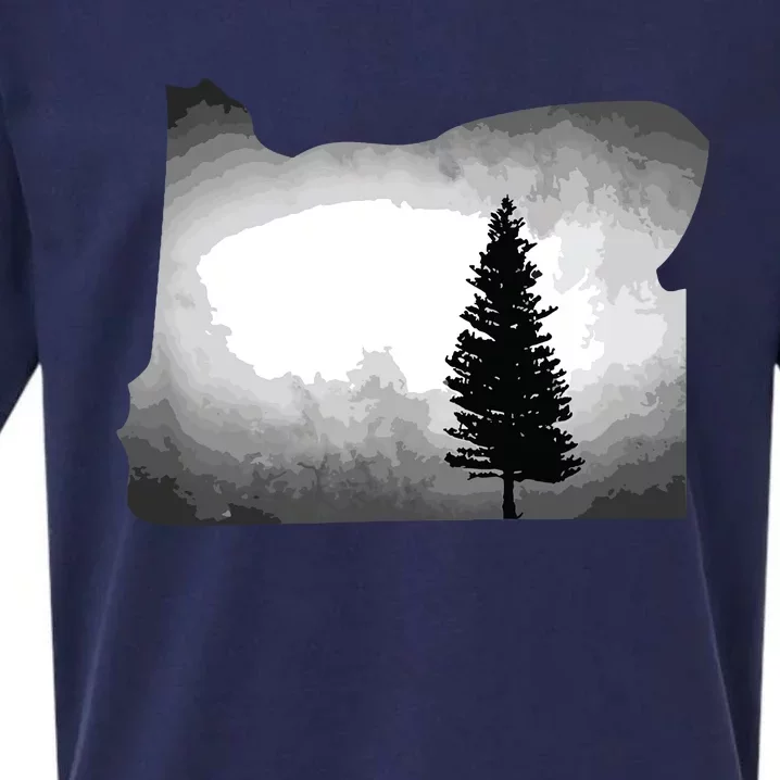 Oregon State Tree Pacific Northwest Sueded Cloud Jersey T-Shirt