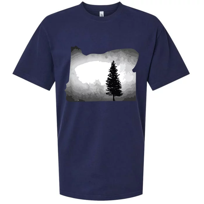 Oregon State Tree Pacific Northwest Sueded Cloud Jersey T-Shirt