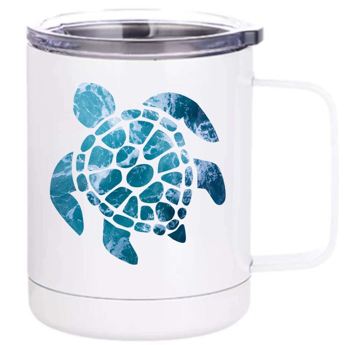 Ocean Sea Turtle Classic Front & Back 12oz Stainless Steel Tumbler Cup