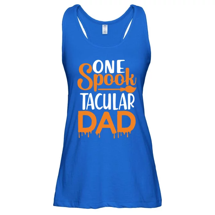 One Spook Tacular Dad Funny Spooky Dad Gift Ladies Essential Flowy Tank