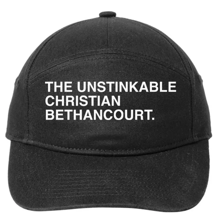 Obvious Shirts The Unstinkable Christian Bethancourt 7-Panel Snapback Hat