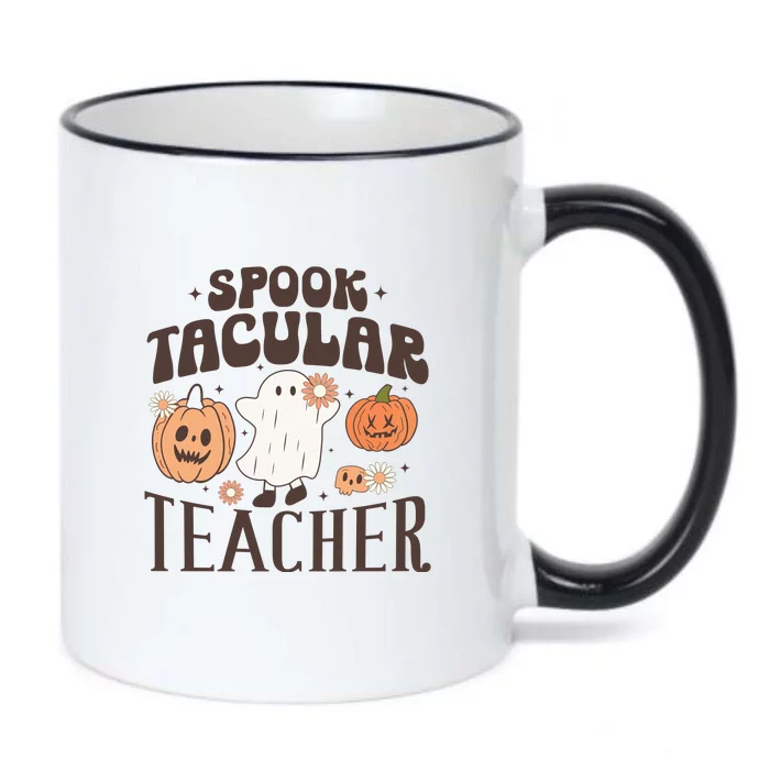 One Spooky Tacular Teacher Funny Teaching Halloween Gift Black Color Changing Mug