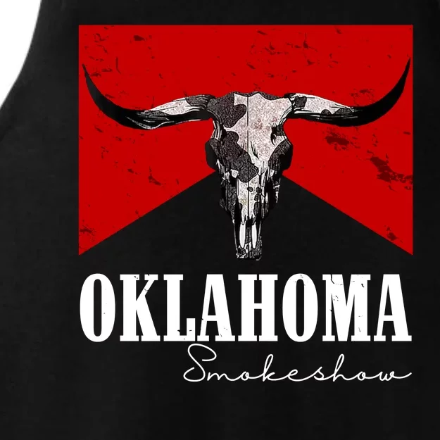 Oklahoma Smokeshow Vintage Ladies Tri-Blend Wicking Tank